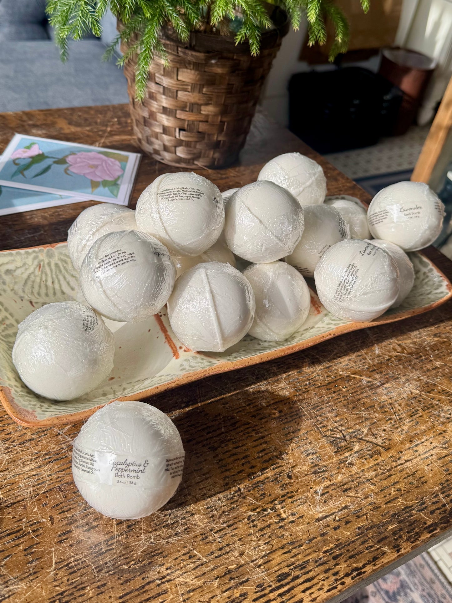 Eucalyptus and Peppermint Bath Bomb