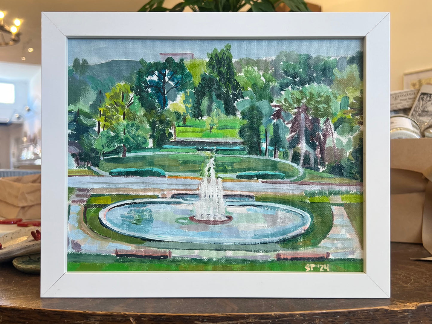 "View from World's Fair Pavilion" - Original Work