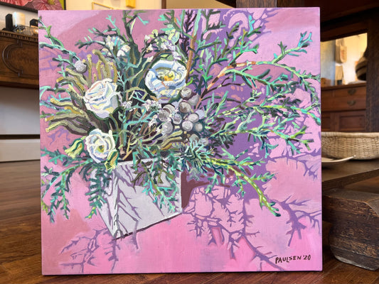 "Winter Floral Arrangement" - Original Work