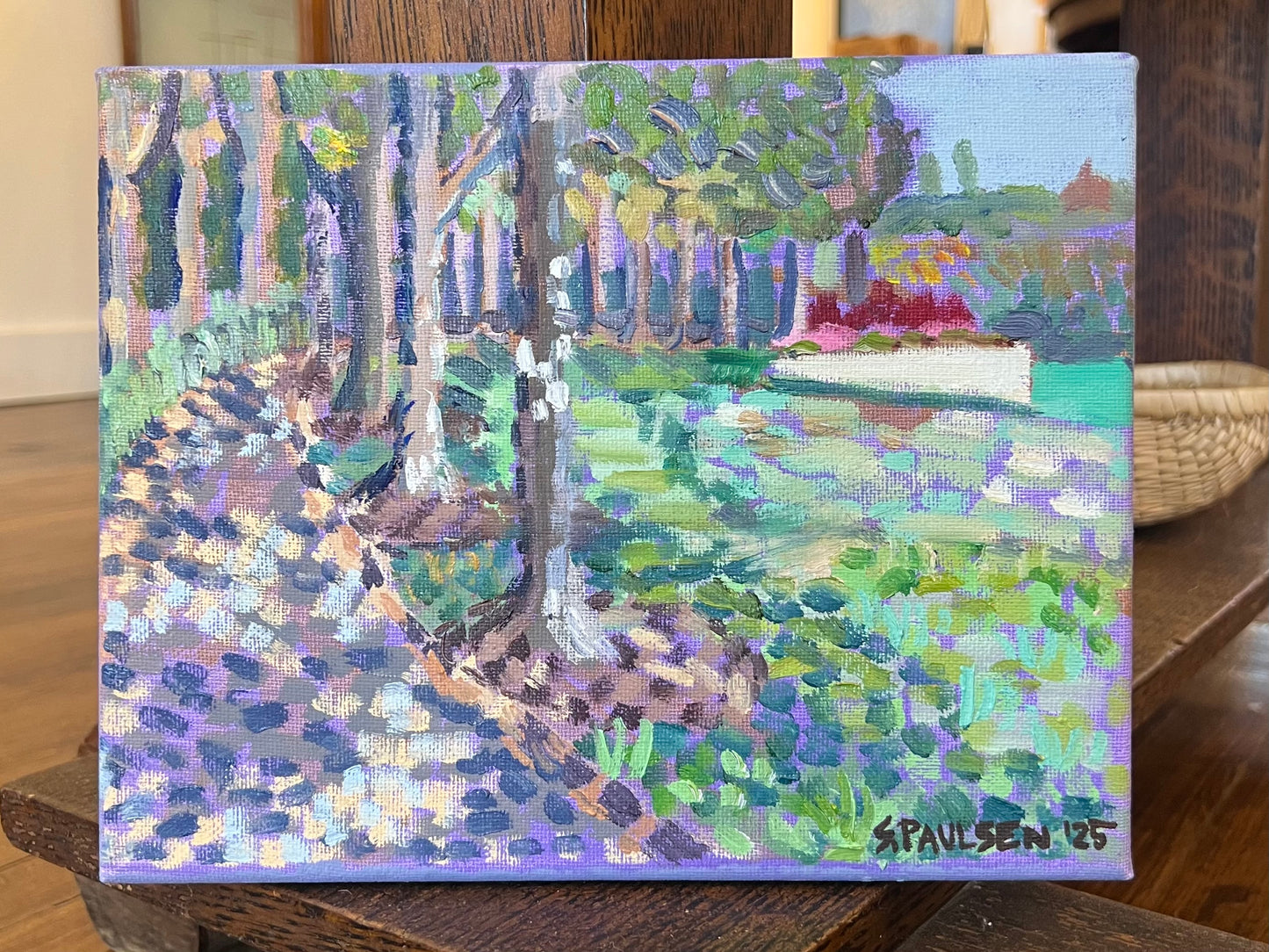 "Row of Trees at the Grand Basin Forest Park" - Original Work