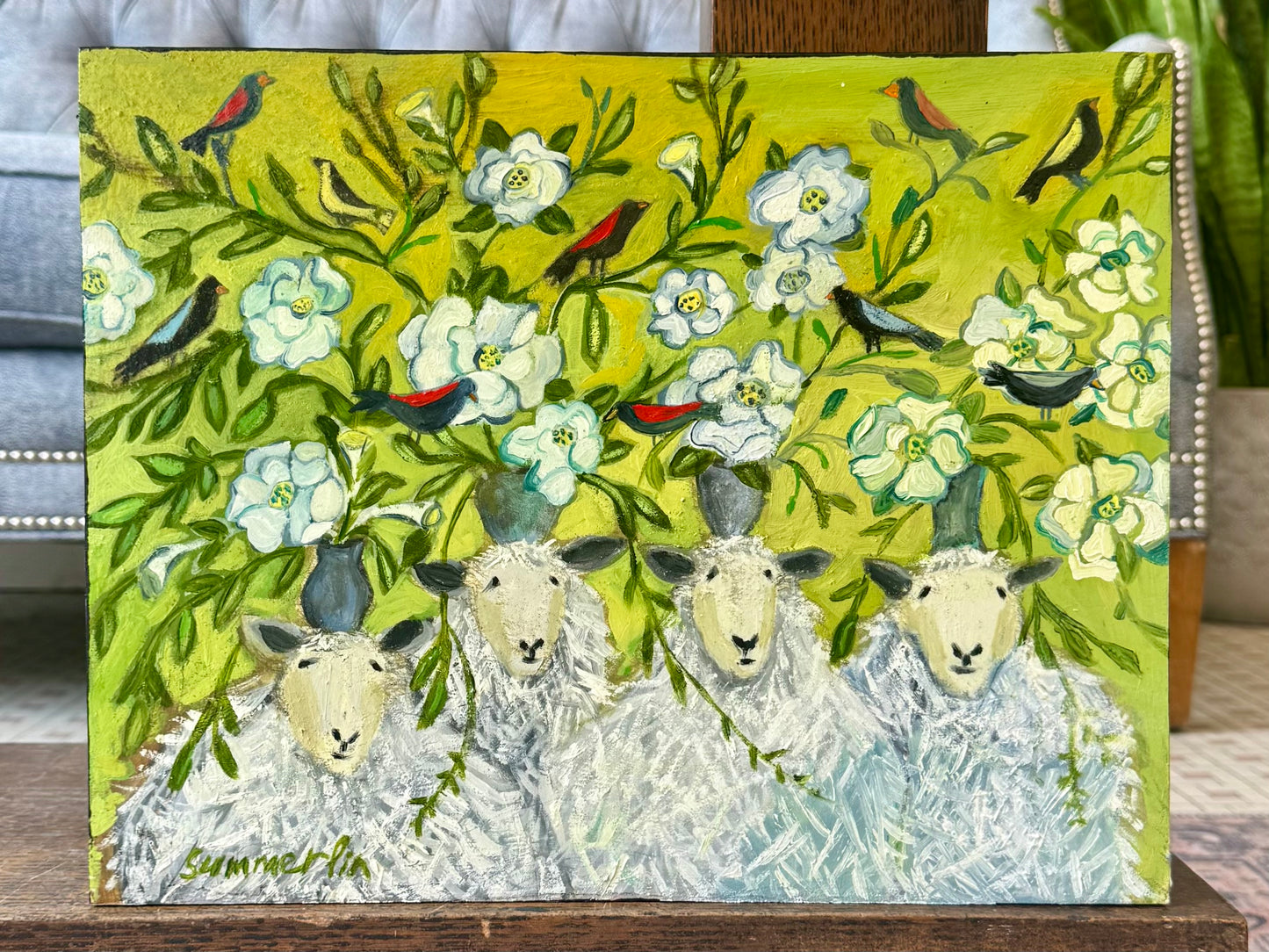 "Four Sheep" - Original Work
