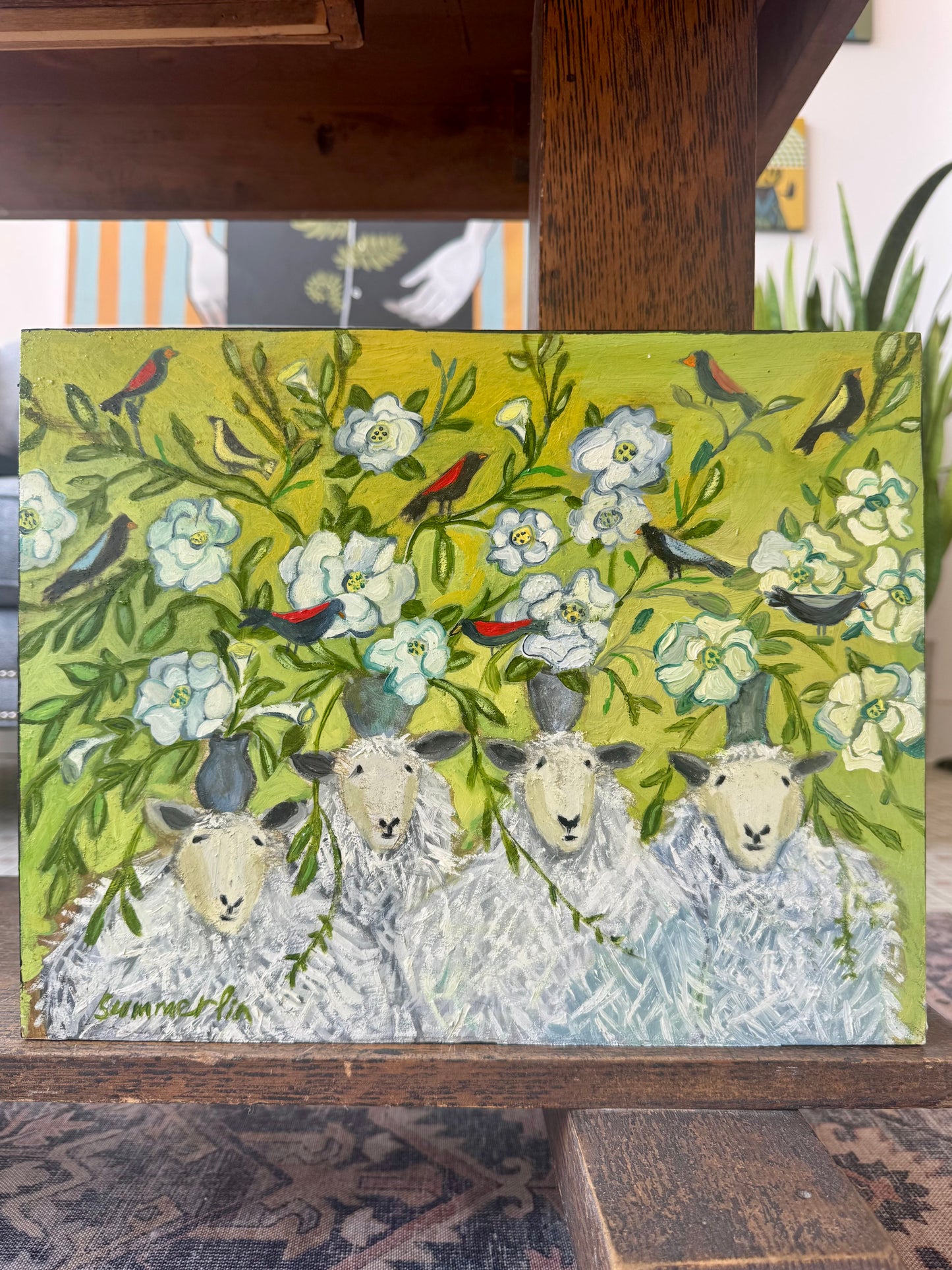 "Four Sheep" - Original Work