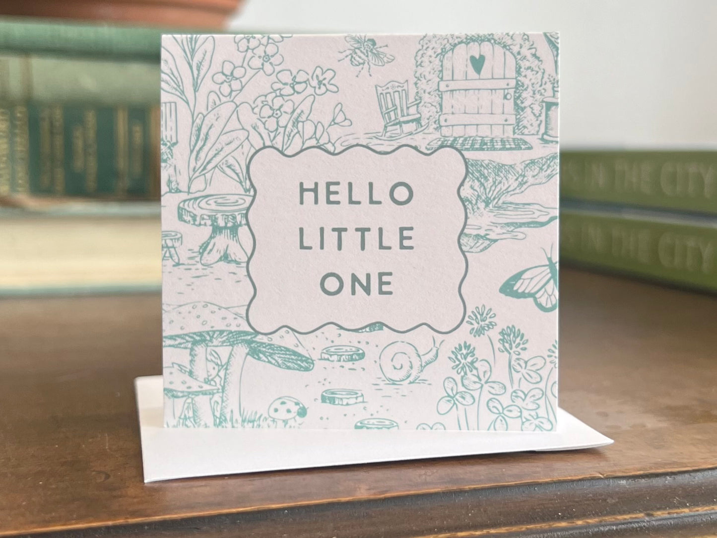 Hello Little One Mini Greeting Card