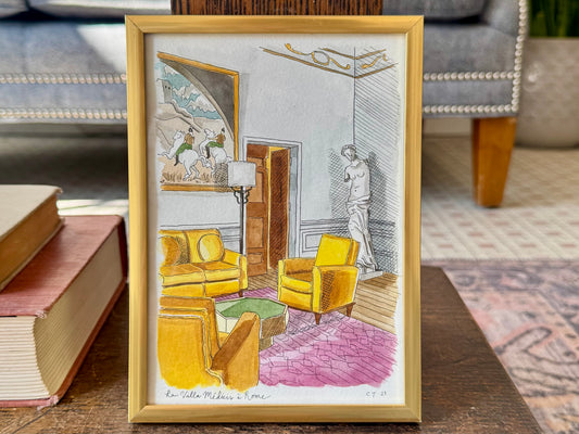 "Villa Medicis in Rome" - Original Work