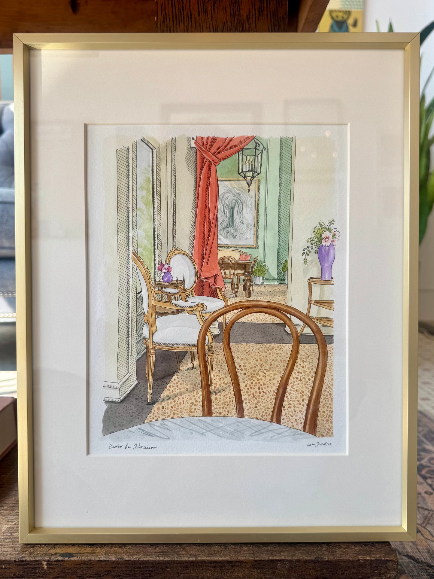 "Bistro La Floraison II" - Original Work