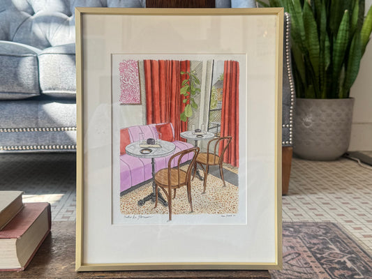"Bistro La Floraison I" - Original Work