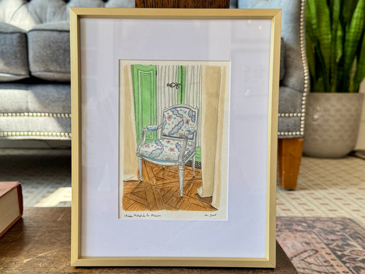 "Chaise, Hotel de la Marine" - Original Work