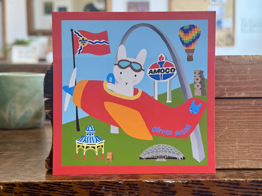 "Meet Clem the Bun in Saint Louis" - Print