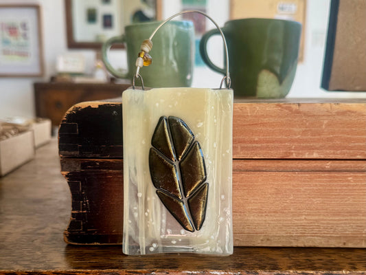 Fused Glass Bud Vase