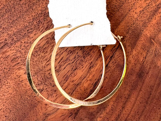 Gold Hoops - Circle