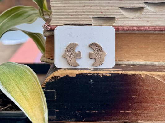 Bronze Songbird Earrings