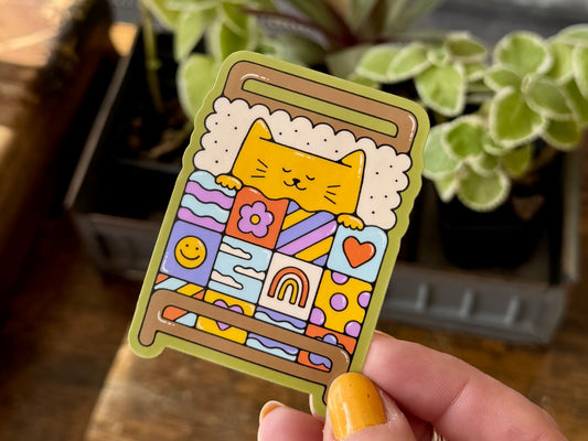Sleeping Cat Sticker