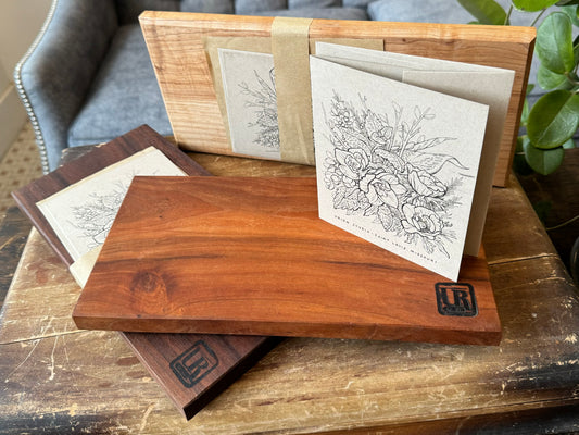 Serving Board and Card
