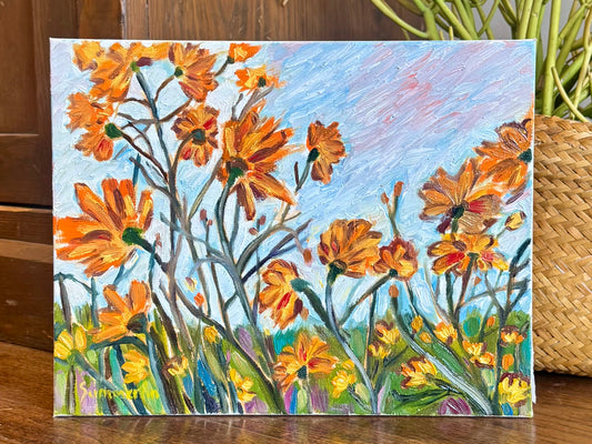"Wild Flowers and Blue Sky" - Original Work