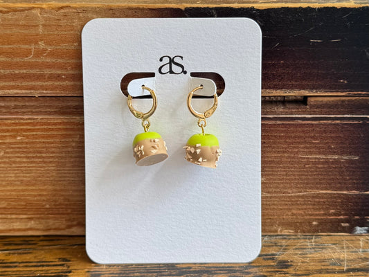 Candied Apple Earrings