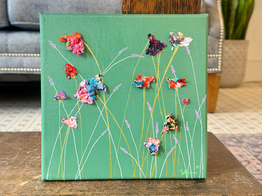 "Palette Painting - Green" - Original Work
