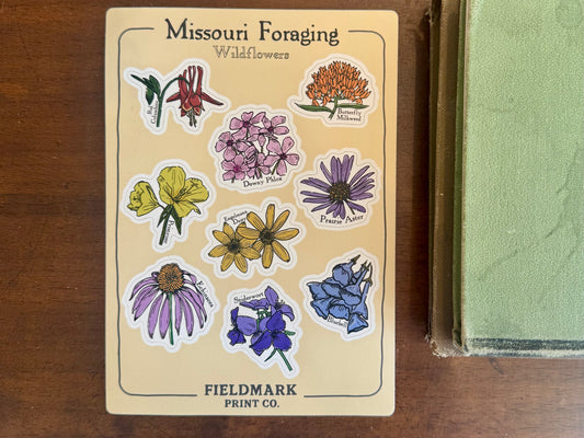 Missouri Foraging: Wildflowers Sticker Sheet