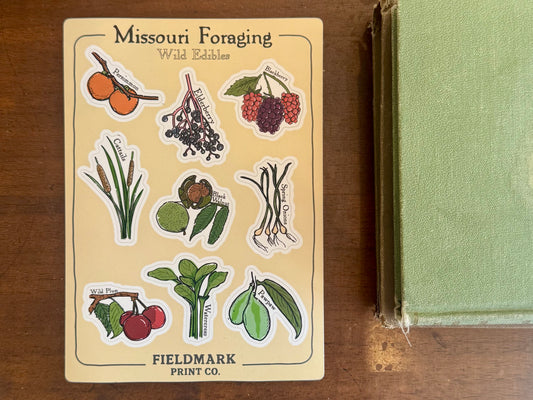 Missouri Foraging: Wild Edibles Sticker Sheet