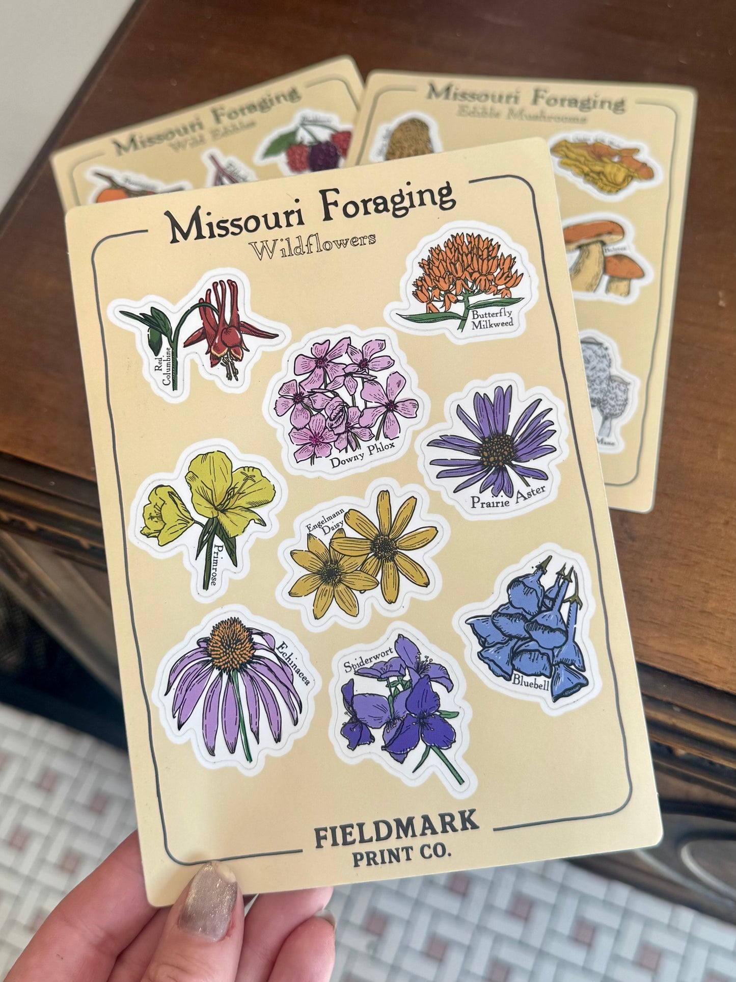 Missouri Foraging: Wildflowers Sticker Sheet