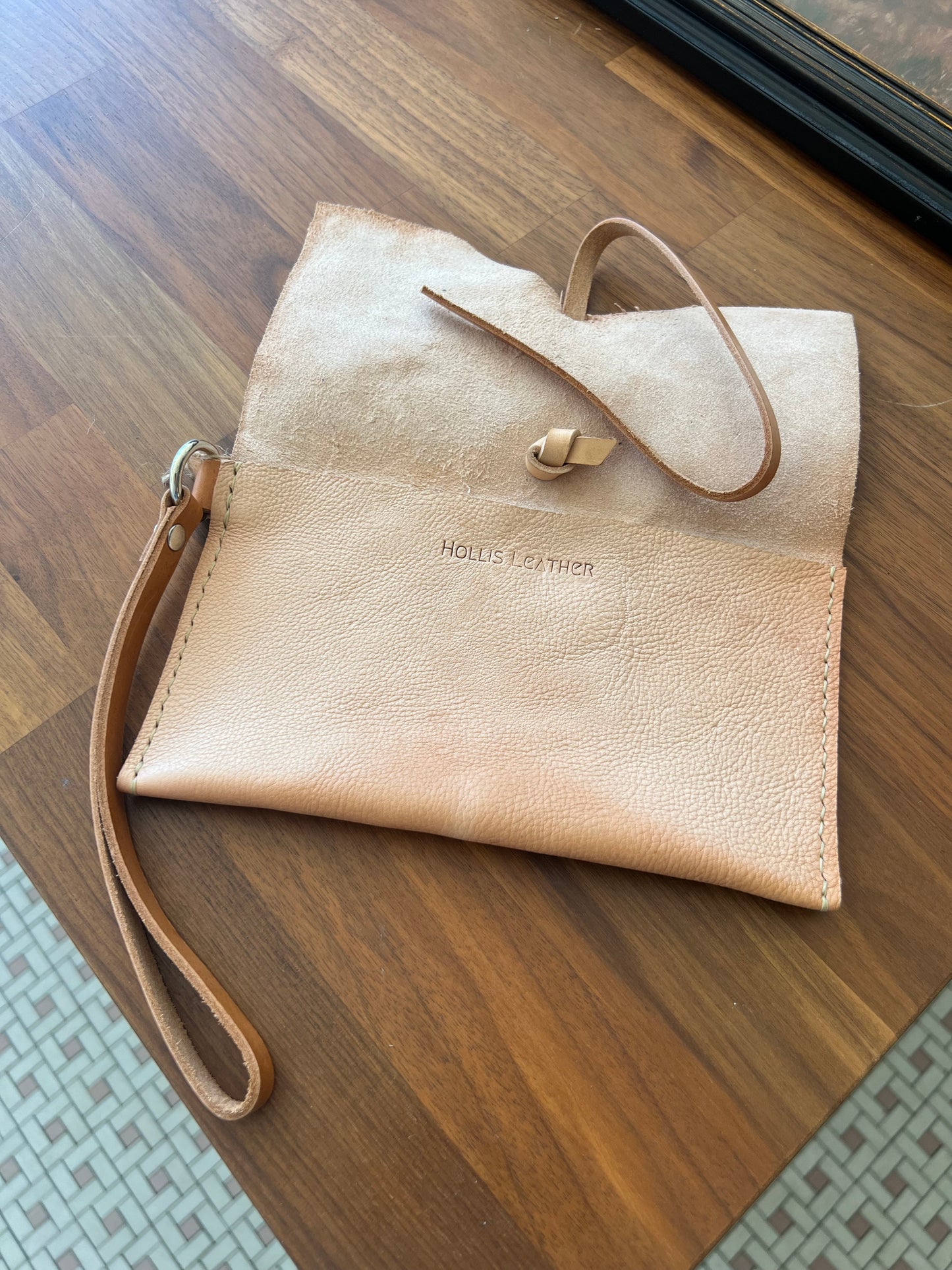Wrapped Wristlet - Tan