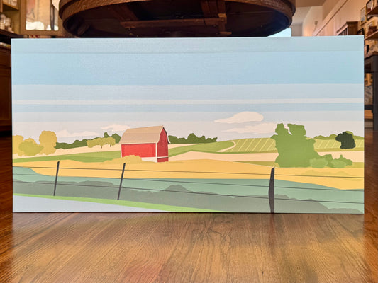 "Tucked in the Rolling Hills" - Original Work