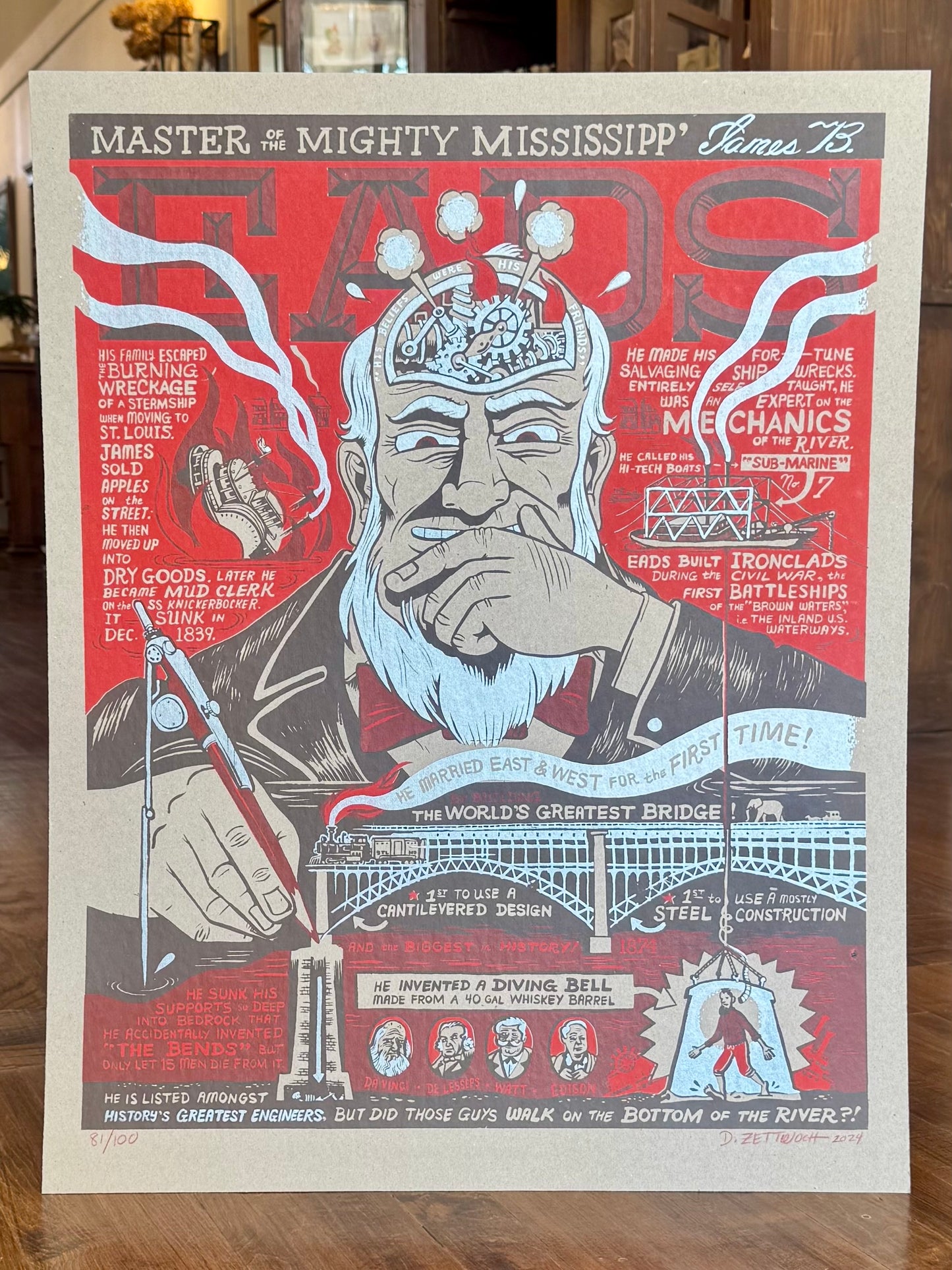 EADS Master of the Mighty Mississippi Poster