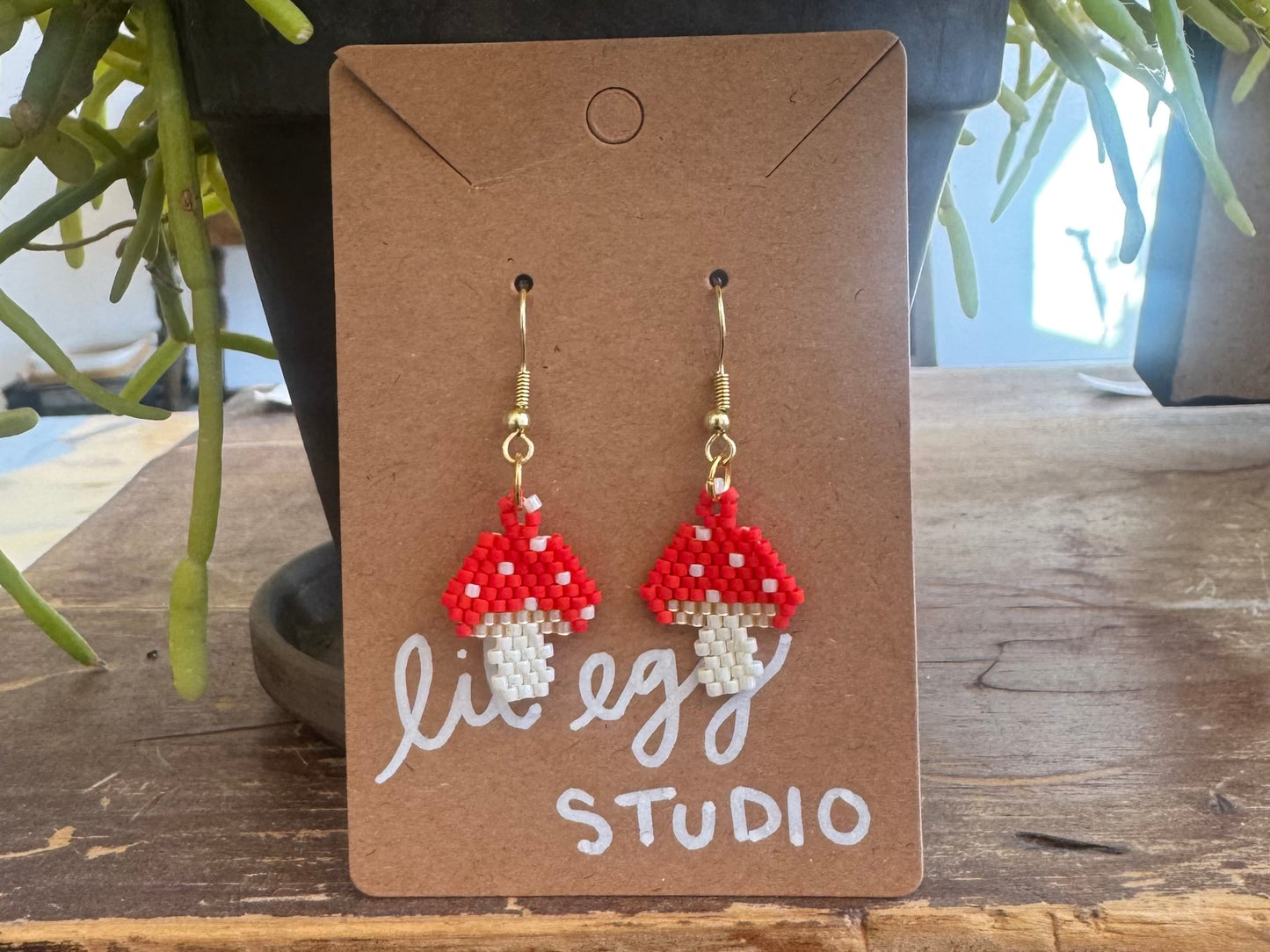 Mushroom Earrings