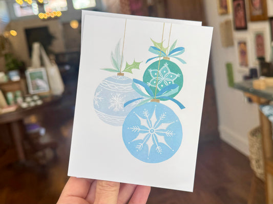 Snowflake Ornament Greeting Card