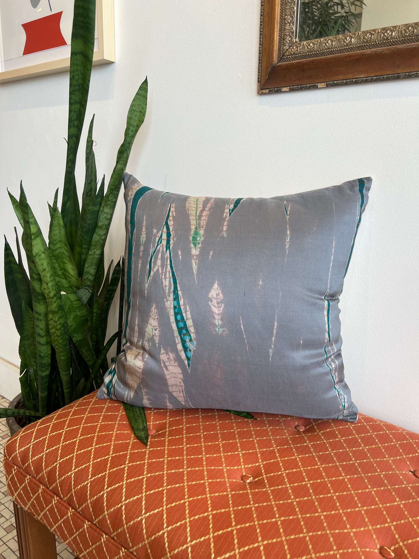 Hand Dyed Silk Pillow - 20x20