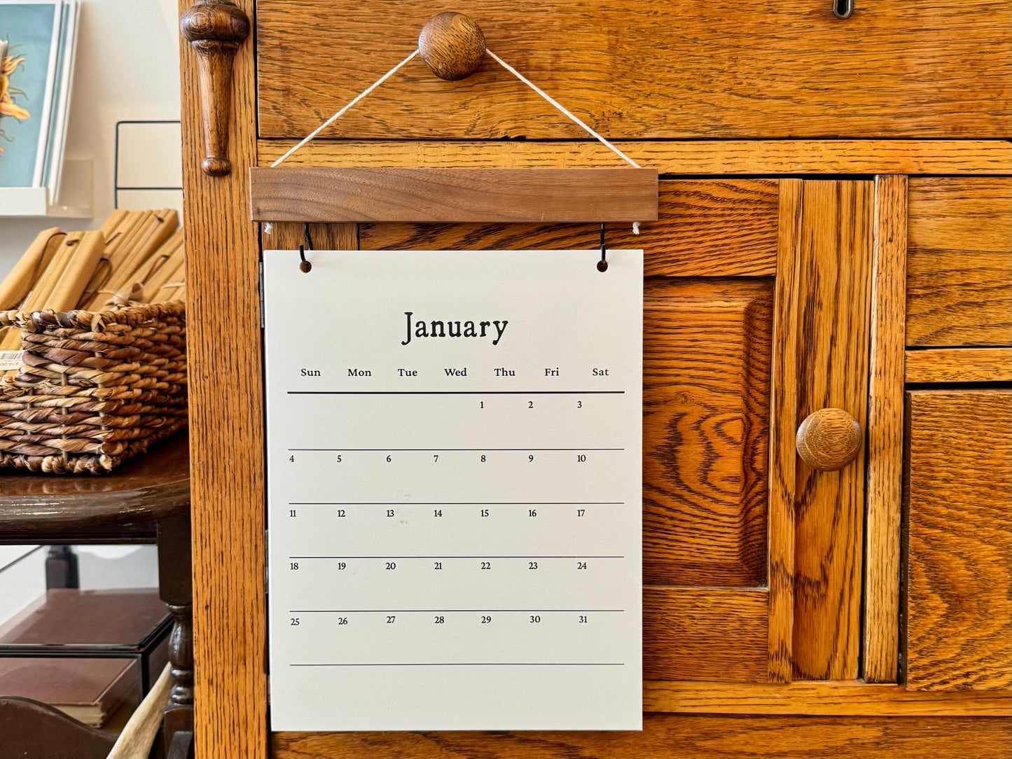 Minimal Wall Calendar