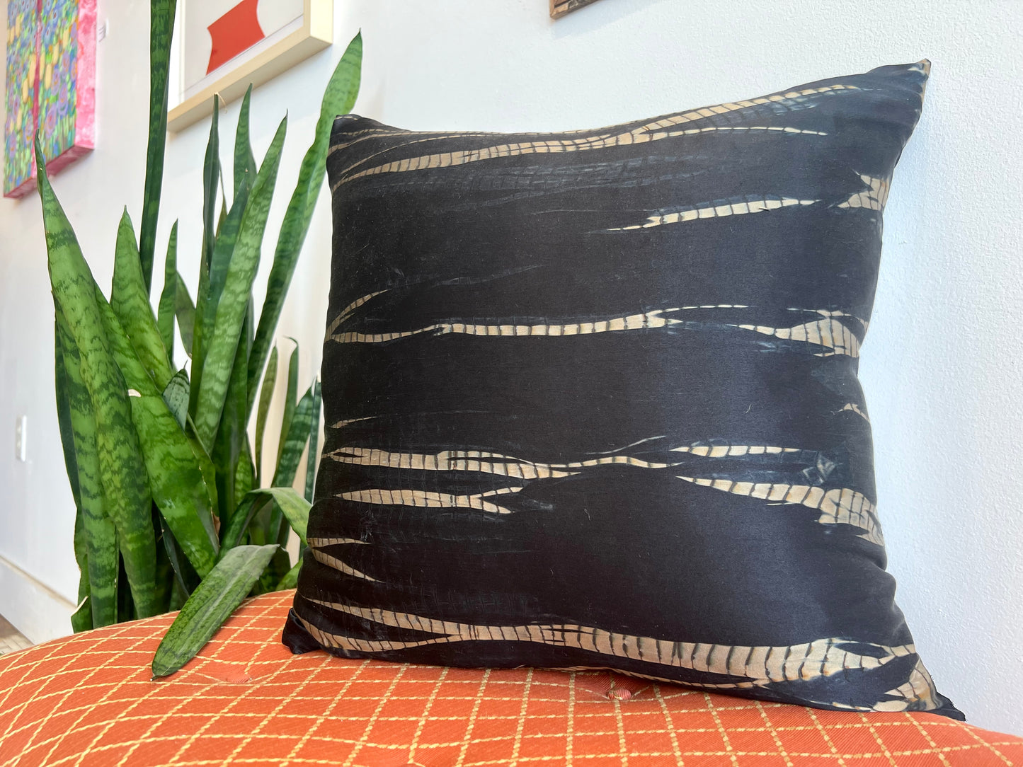 Hand Dyed Silk Pillow - 20x20