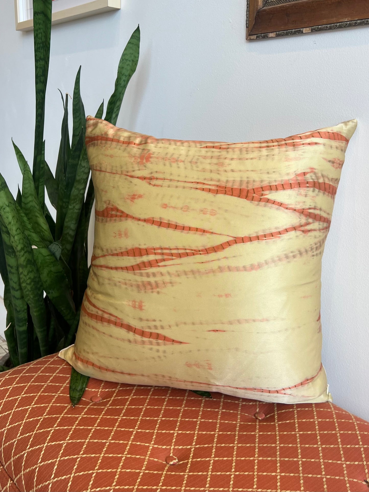 Hand Dyed Silk Pillow - 20x20