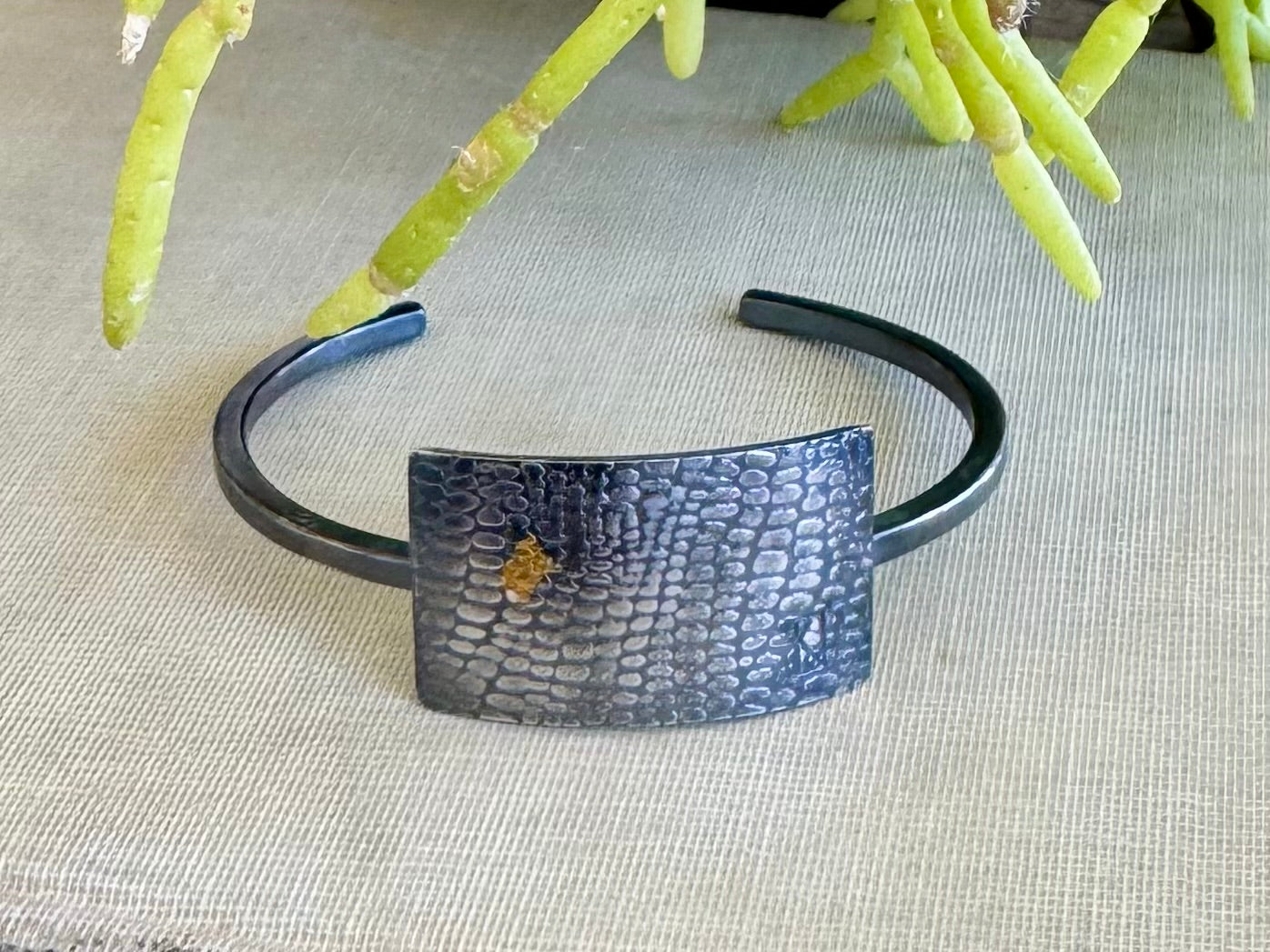 Textured Plaque Cuff