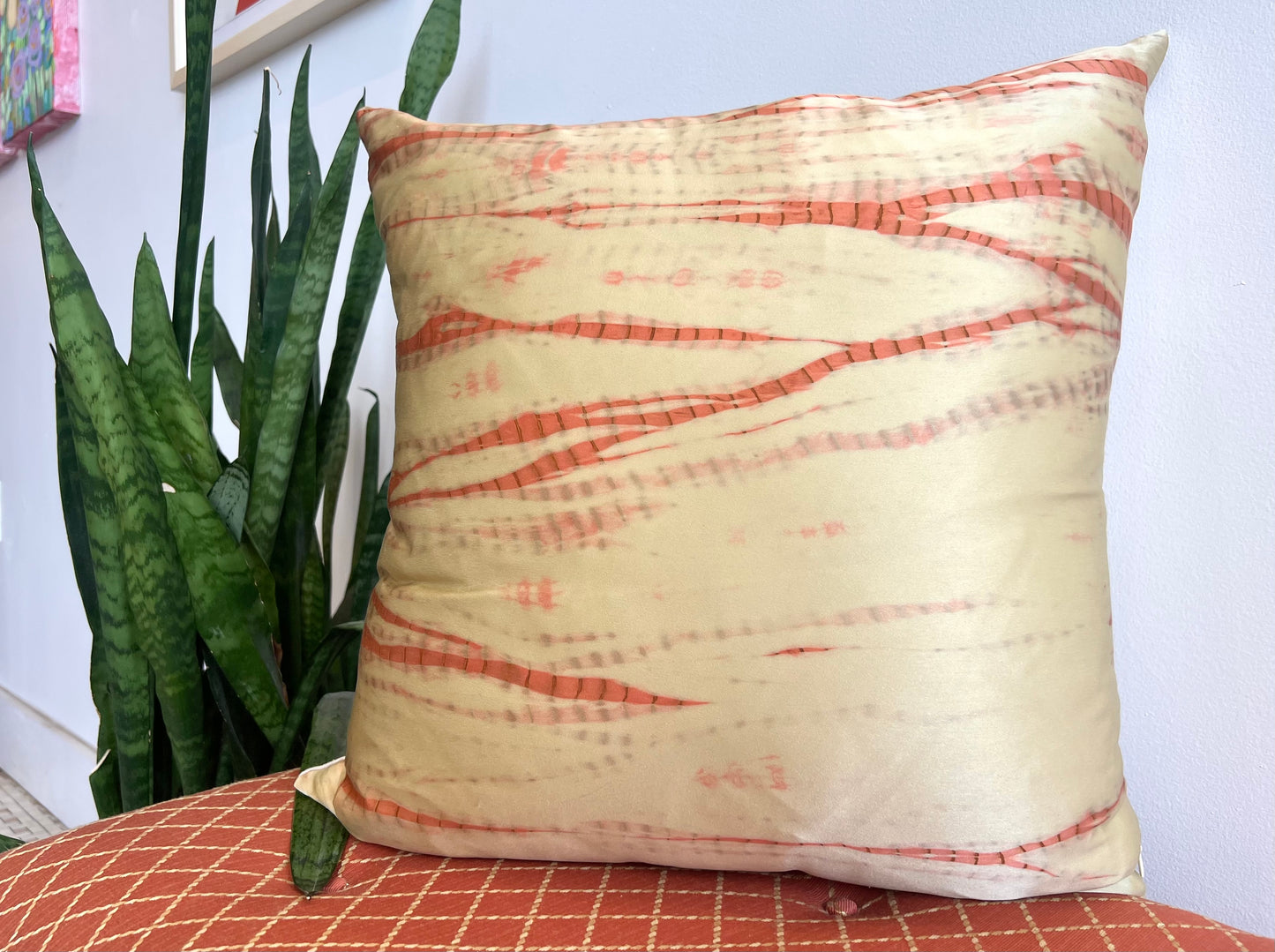 Hand Dyed Silk Pillow - 20x20