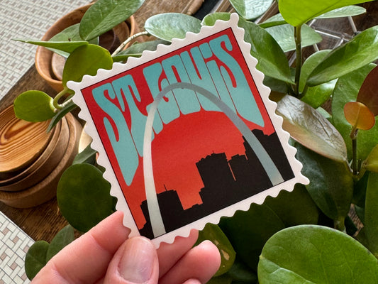St. Louis Stamp Sticker