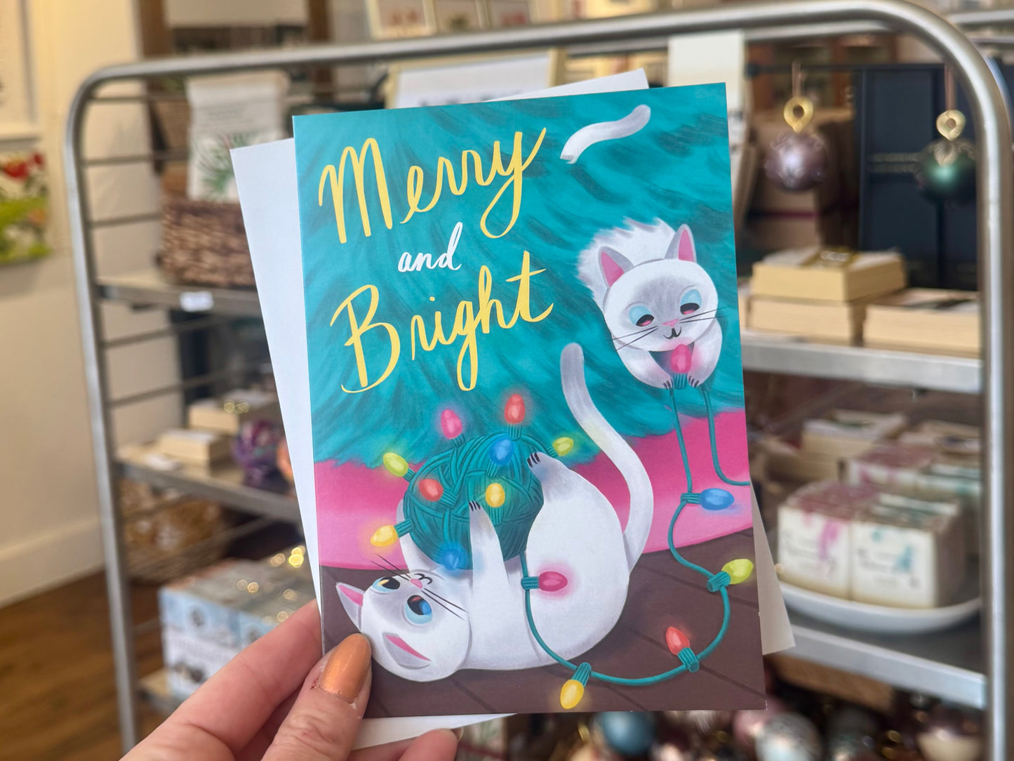 Merry and Bright Greeting Card