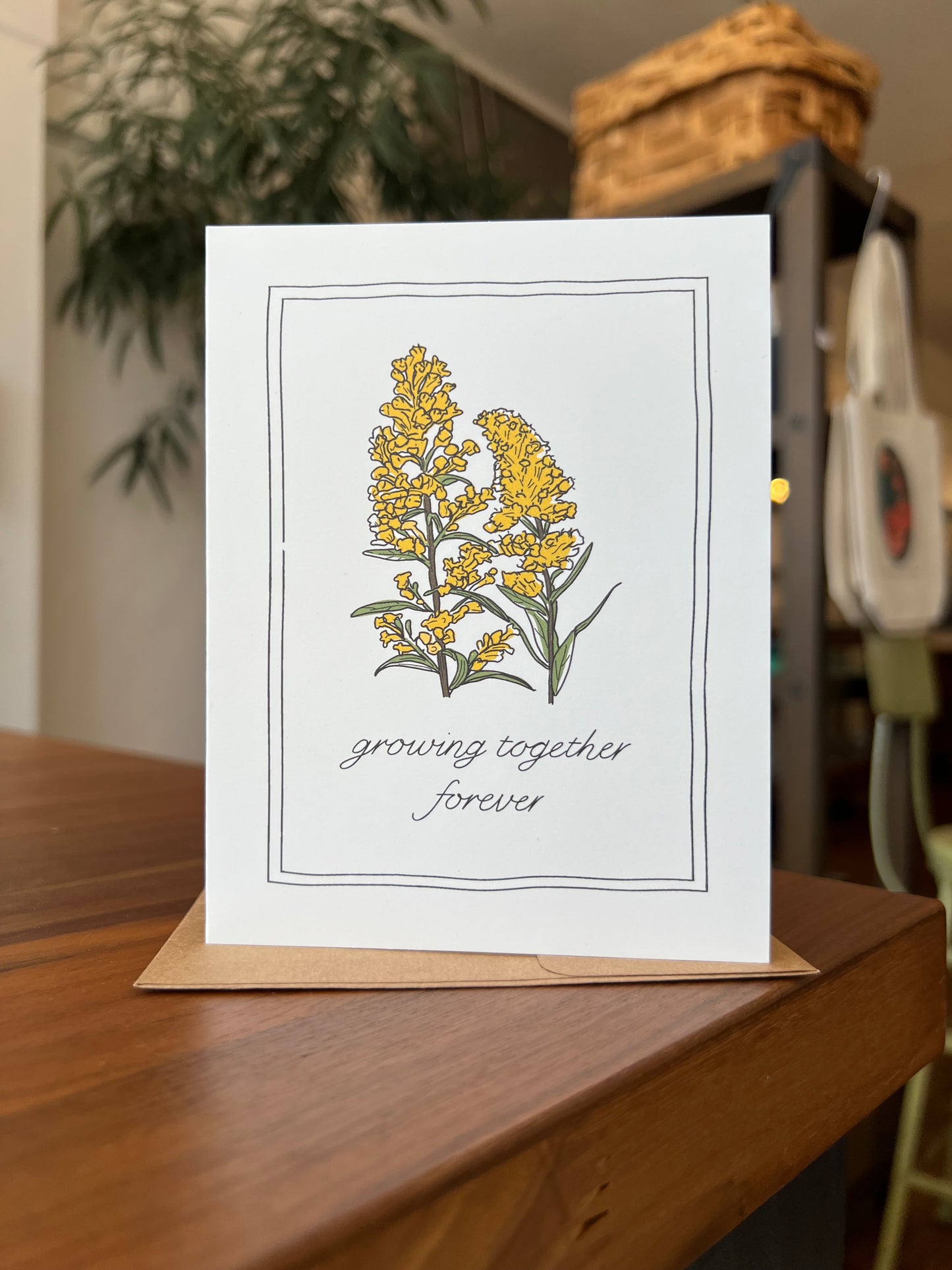 Growing Together Greeting Card