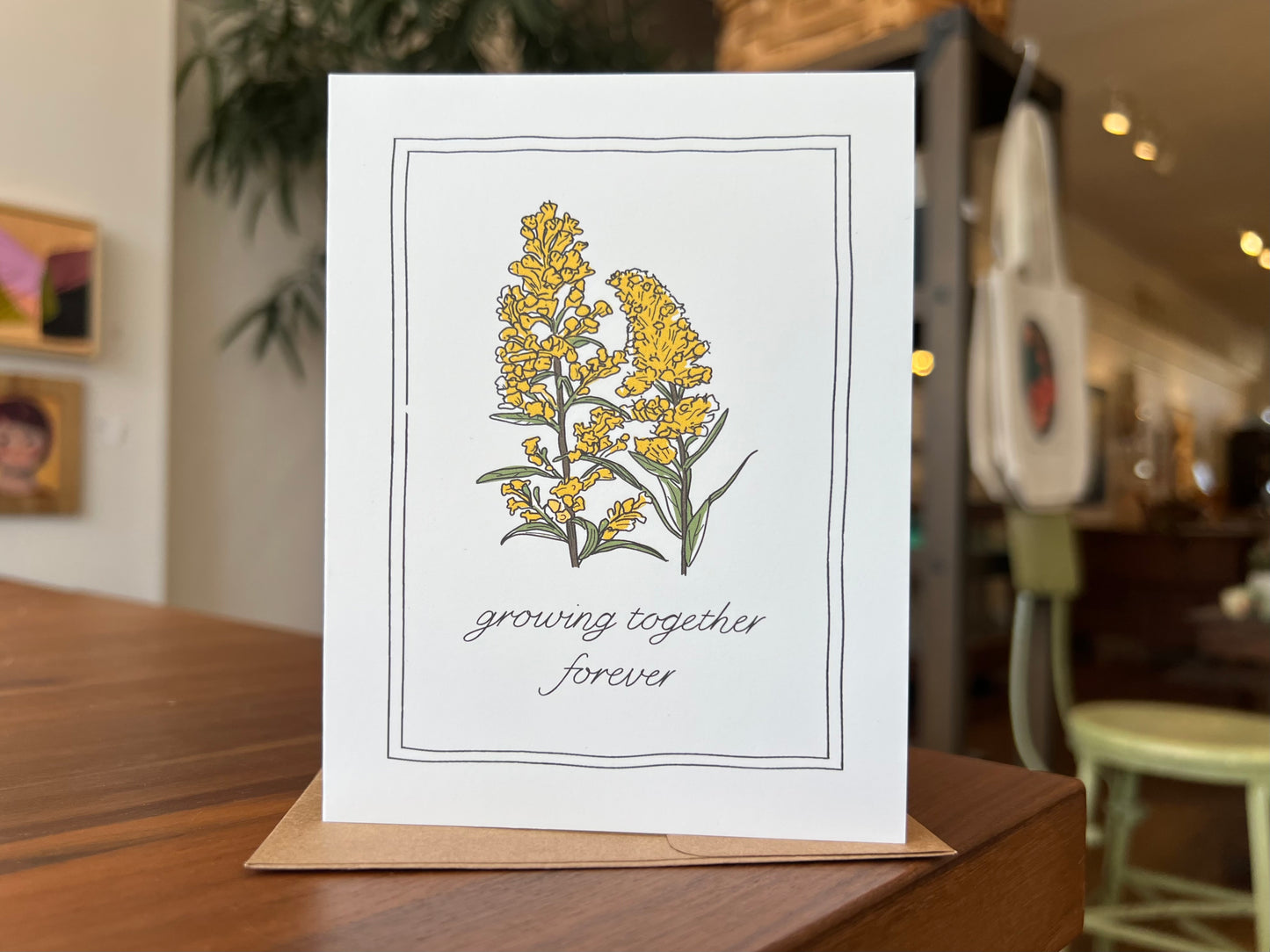 Growing Together Greeting Card