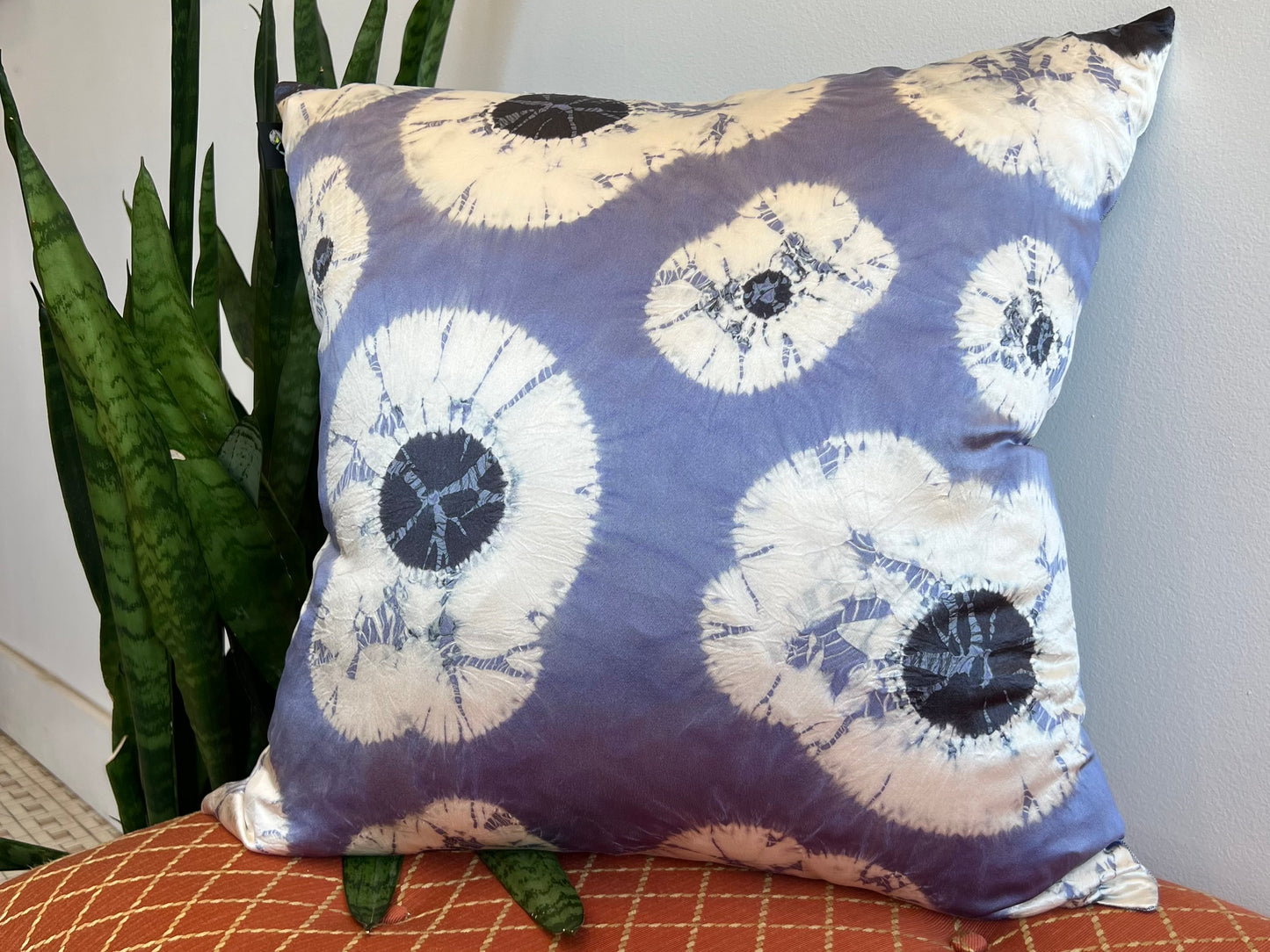 Hand Dyed Silk Pillow - 20x20