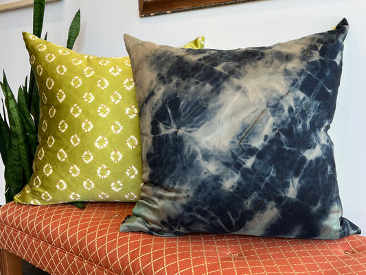 Hand Dyed Silk Pillow - 24x24