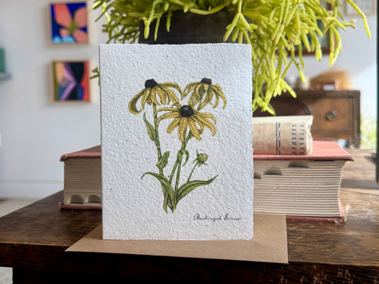 Plantable Black-Eyed Susan Card