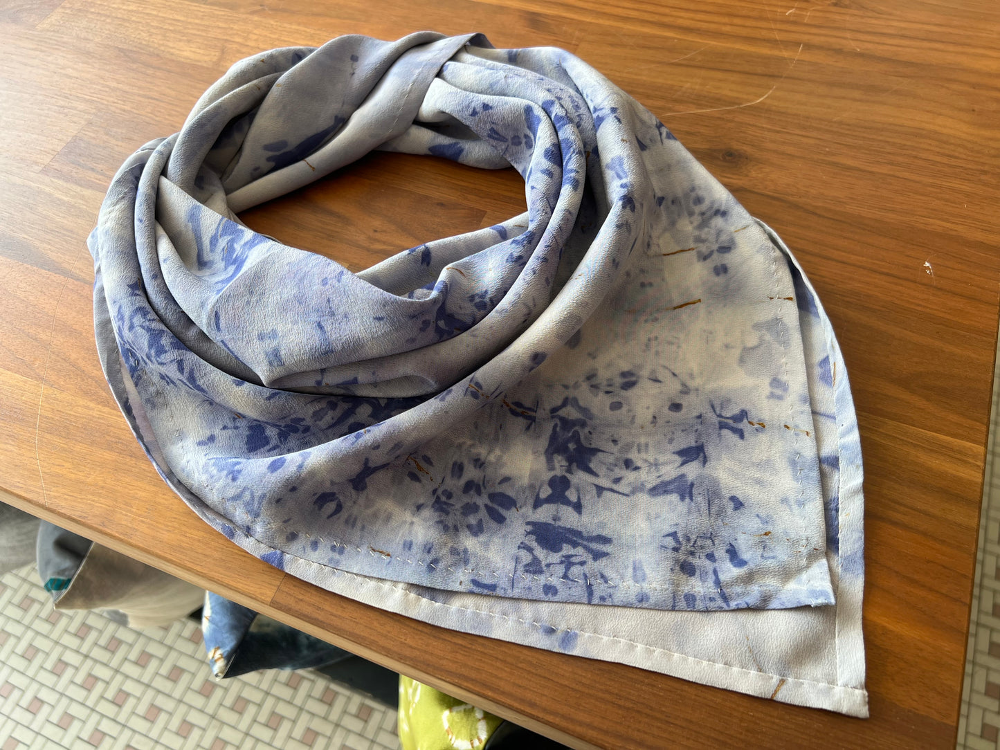Silk Scarf - Periwinkle