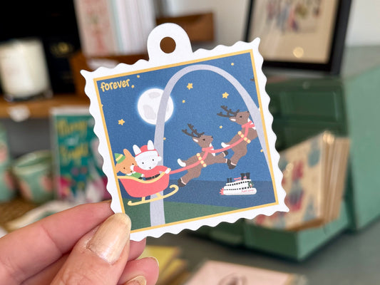 Santa Clem Gift Tags