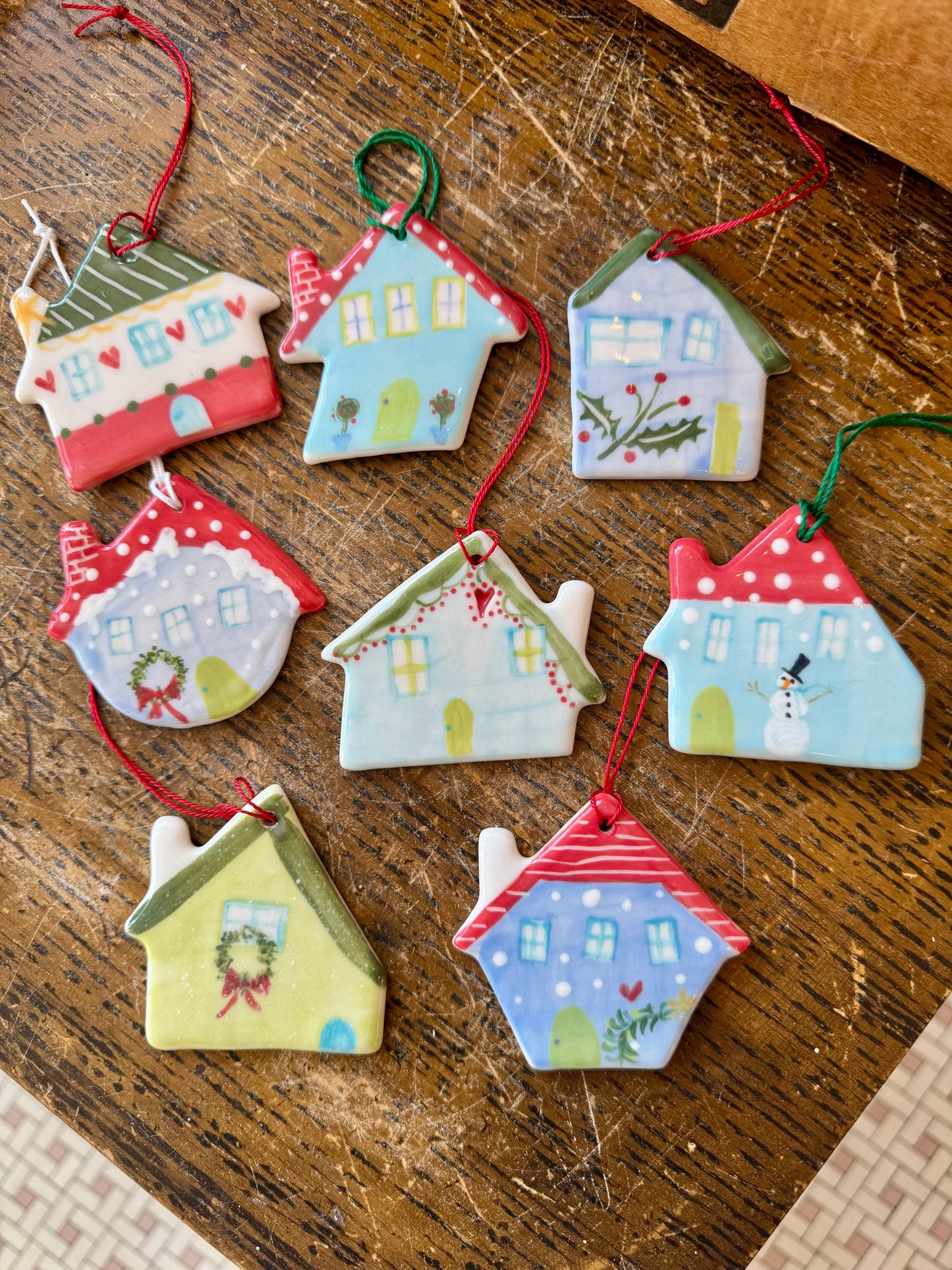 Handpainted House Ornament