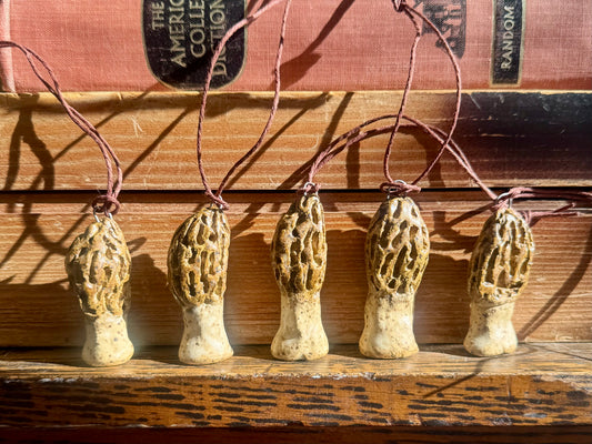 Morel Ornament
