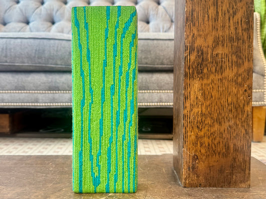 Block Print - Teal and Lime