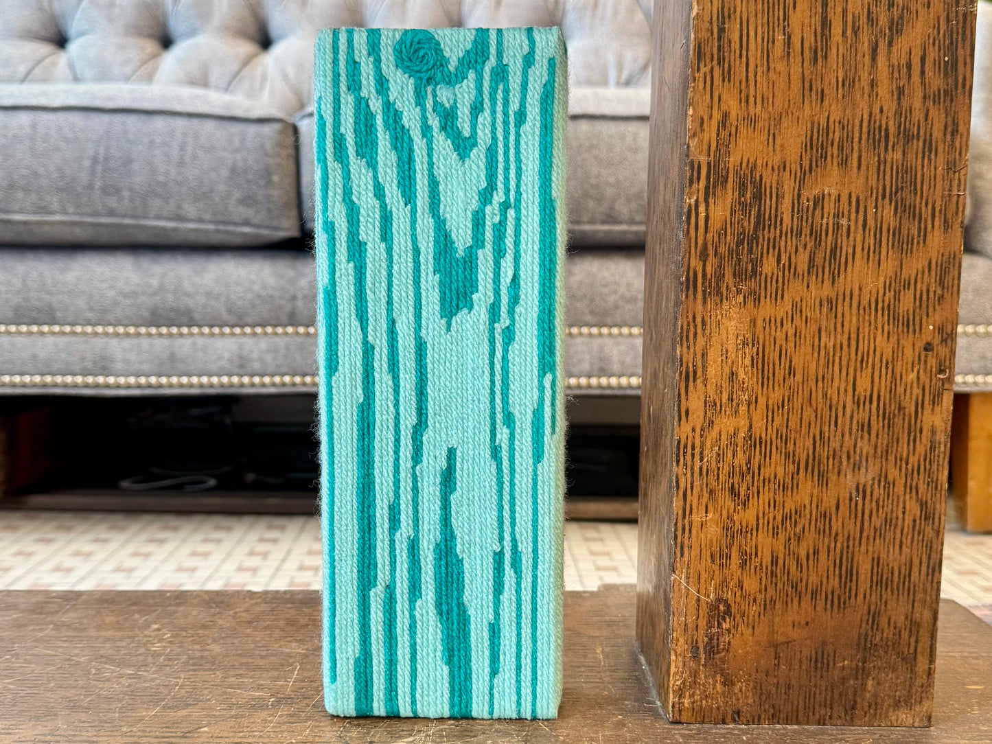 Block Print - Teal and Aqua