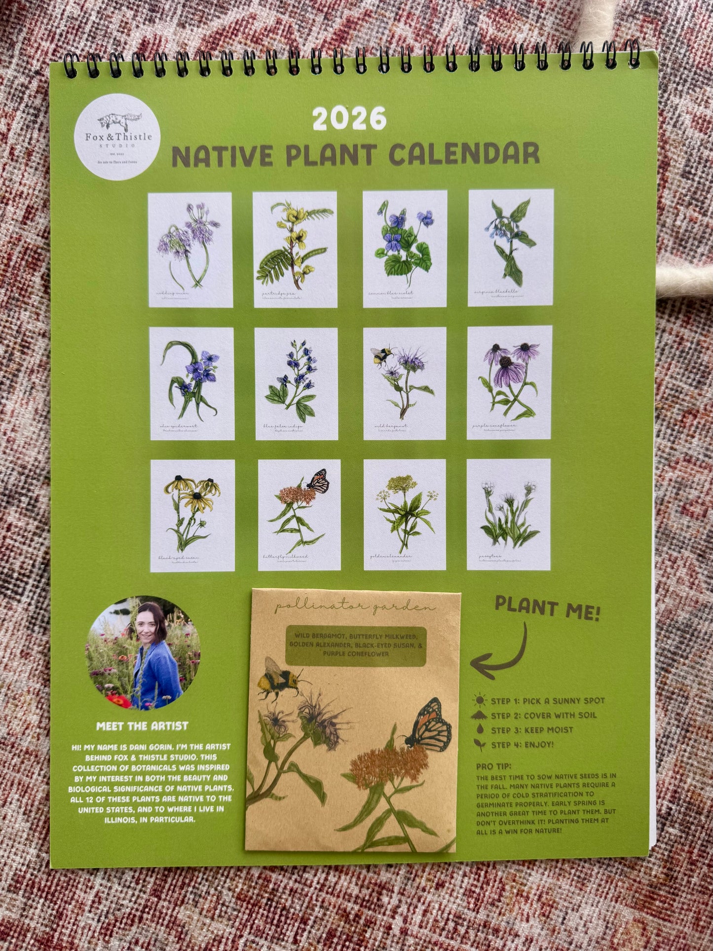 Native Plants of the US Calendar