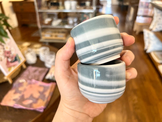 Marbled Espresso Cup - Slate