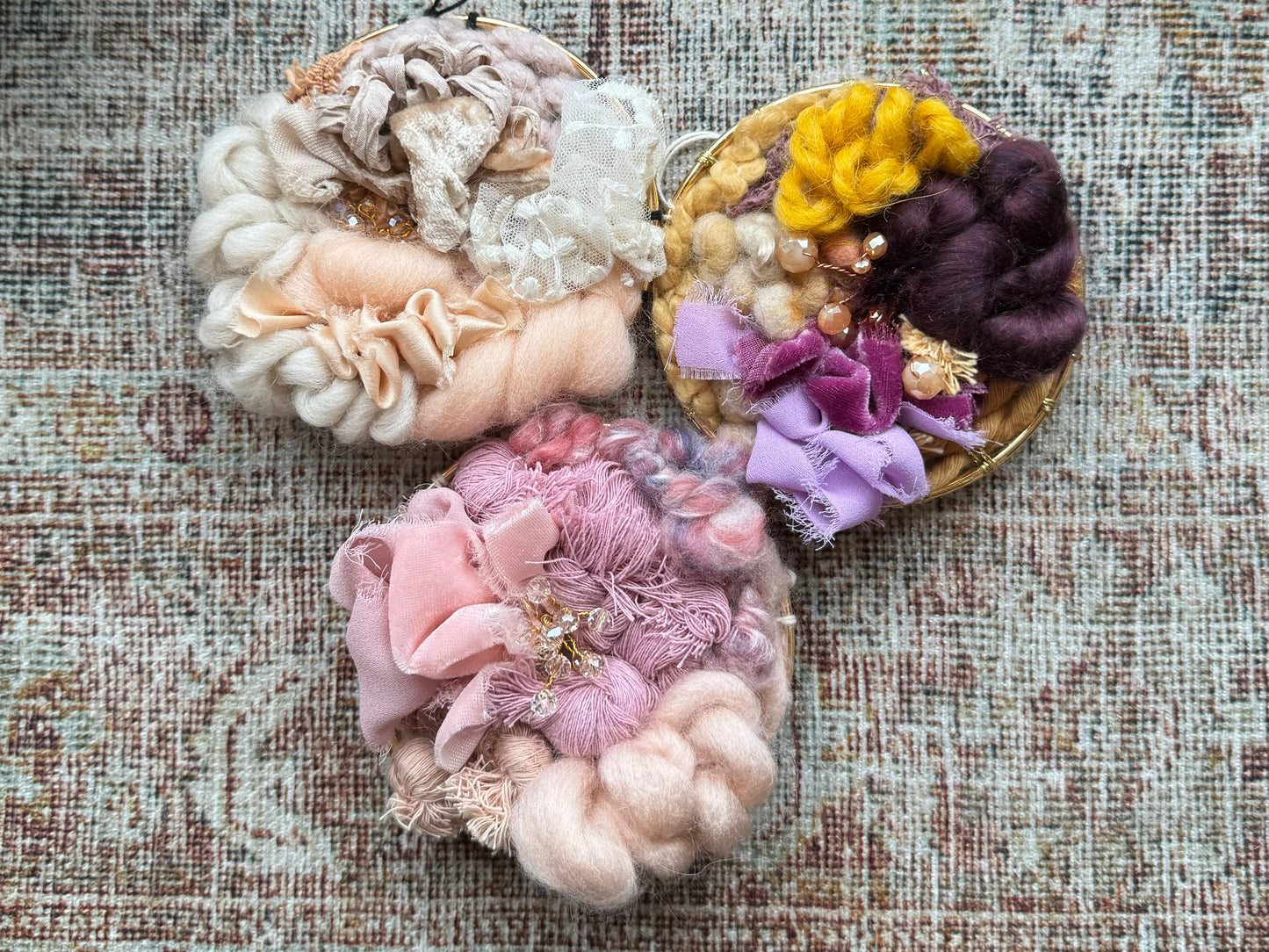 Round Mini Weavings - Assorted